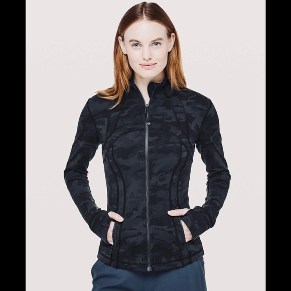 🍒LULULEMON sz 18 DEFINE Jacket HERITAGE 365 INCOGNITO CAMO Deep Coal Multi - Picture 6 of 9